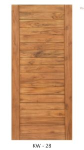 Burma Border Teakwood Readymade Doors